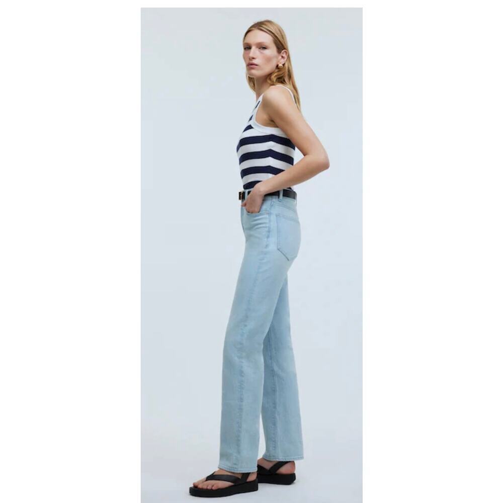 Madewell High Rise 90’s Straight light blue jeans, size 27, N0649, Ward Wash